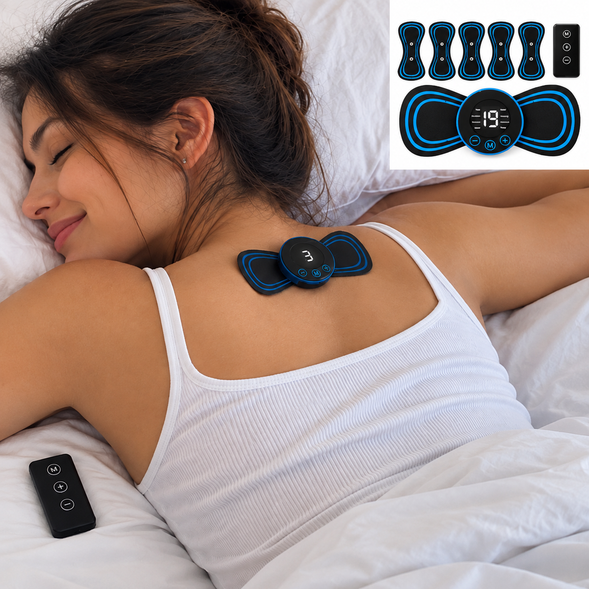 Mini masajeador portátil eléctrico